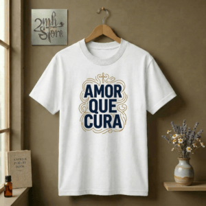 Camiseta Amor que Cura | Estampa Minimalista